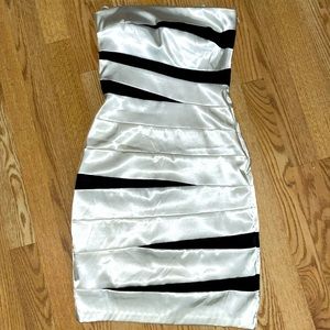 Black and white dress
